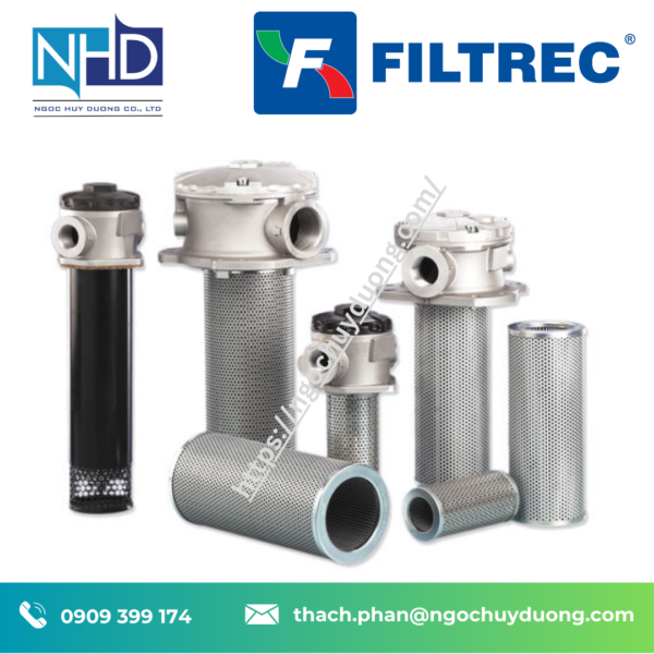 Bộ Lọc Thủy Lực Áp Suất FILTREC (Ý)