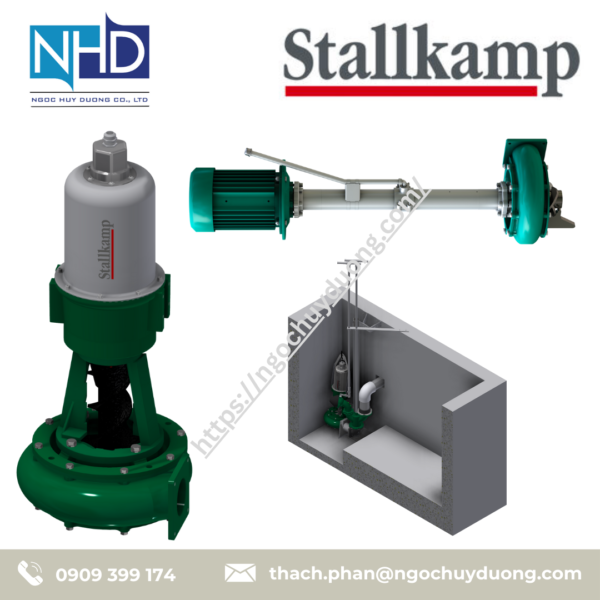 Bơm chìm cao áp Stallkamp TMHP3 110, 170, 220