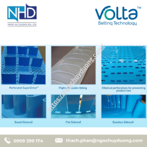 Dây truyền động răng Poly-V Volta Belting PJ, PL, PM
