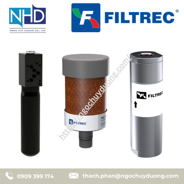 Lọc dạng kép thấp áp FILTREC FDD040XD100