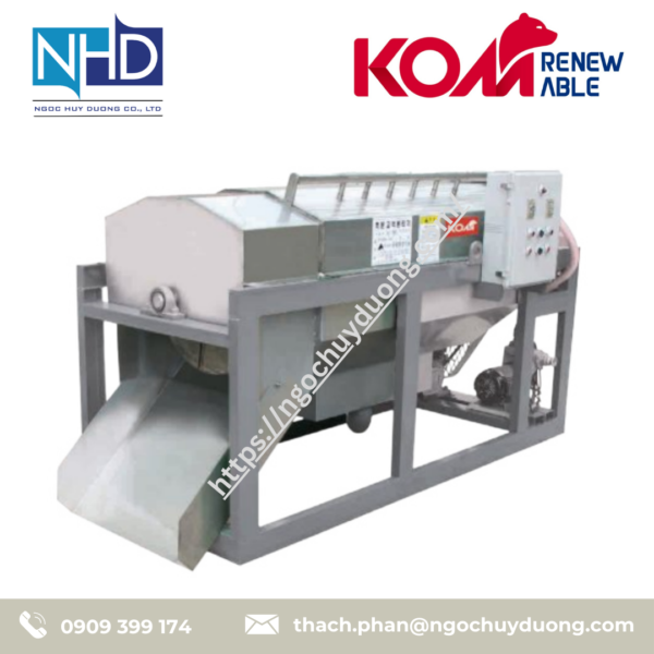 Máy ép phân con lăn KOM KJR-500, KJR-600