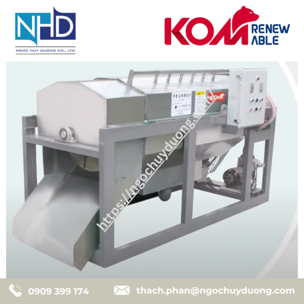 Máy ép phân xi lanh KOM KJCD-2508, KJCD-3009, KJCD-35010, KJCD-40012