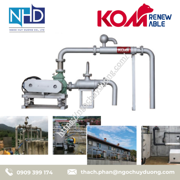 Máy phun khí gắn ngoài KOM KJA-1000