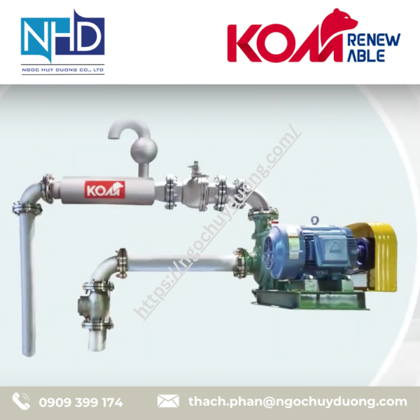 Máy phun khí gắn ngoài KOM KJA-1000