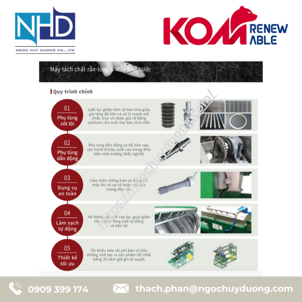 Máy sục khí chìm dạng vòi KOM KJA-50, KJA-75, KJA-100.