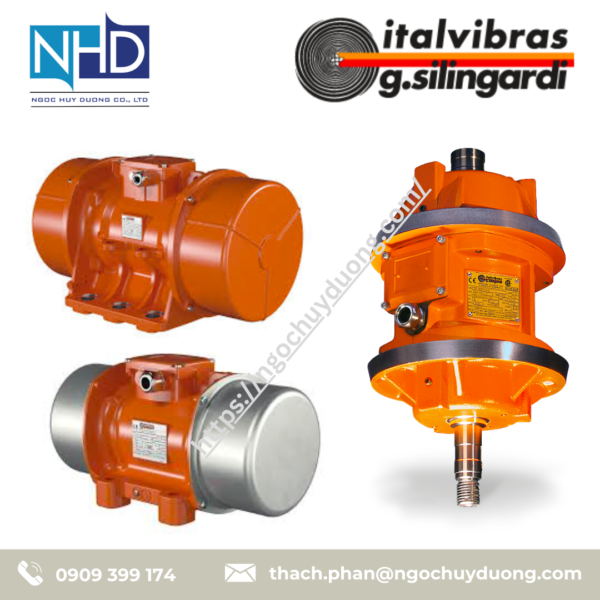 Mô tơ rung điện đa cực Italvibras MVLS 075:3000-S90, MVLS 06:6600-S90, MVLS 05:4200-S90