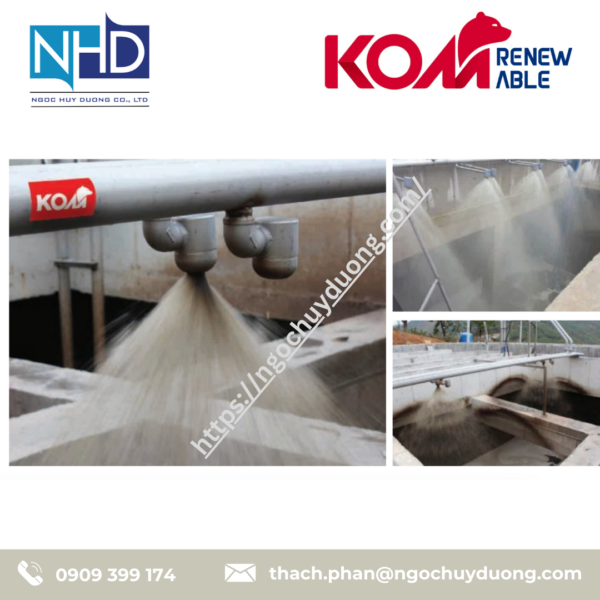 Thiết bị phun xoáy KOM KJVS.
