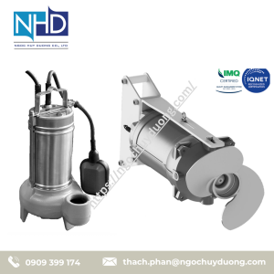 Bơm chìm công nghiệp thân gang, cánh inox POMPE ROTOMEC VR 511, VR 511 M-MG, VR 515, VR 515 M-MG, VR 522