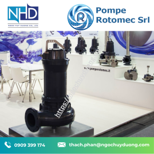 Bơm chìm nước thải POMPE ROTOMEC (Ý) - Đại Lý Việt Nam