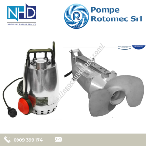 Bơm chìm mini vortex inox POMPE ROTOMEC CV 25 MG, CV 45 MG
