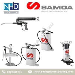 Bơm mỡ hành trình biến thiên SAMOA 100 900 – 500 cc, 700 bar, đòn gạt linh hoạt