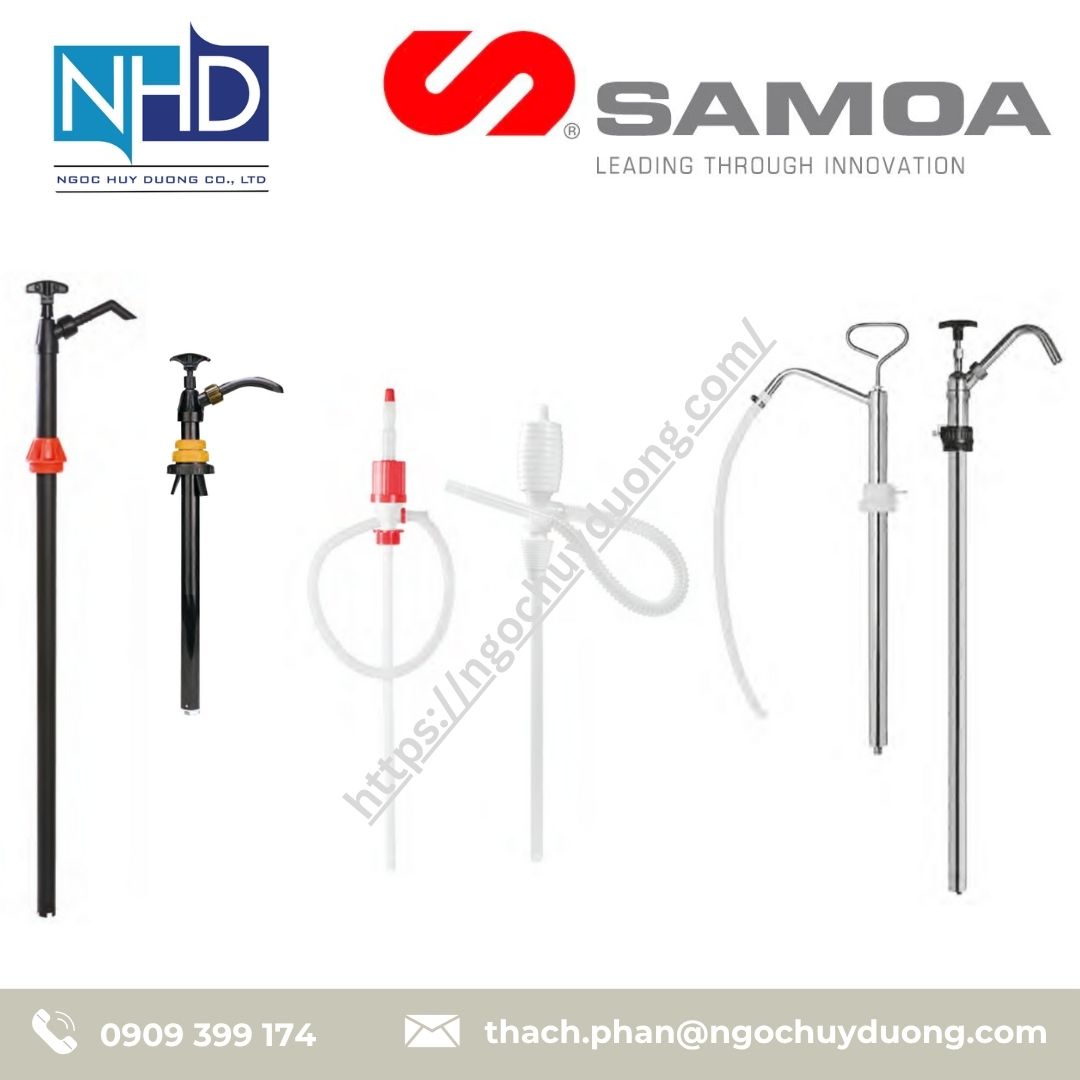 Bơm mỡ khí nén cầm tay SAMOA 167 500 – 1.000 cc Bơm mỡ khí nén cầm tay SAMOA 167 500 – 1.000 cc