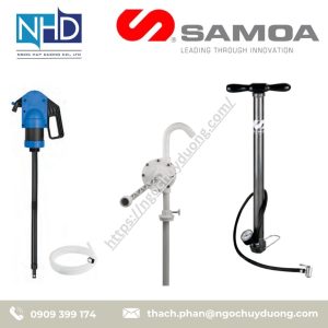 Bơm mỡ tay bóp cò (Pistol Grip) SAMOA 106 240 – 500 cc, ống cao su bện