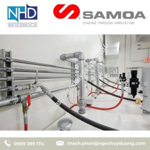 Bơm nạp mỡ từ thùng SAMOA 108 100 – dùng cho thùng 50 kg