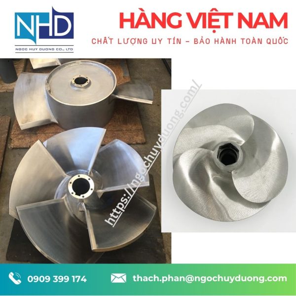 Gia công cánh khuấy theo yêu cầu, giá tốt