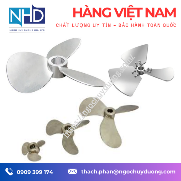 Ngọc Huy Dương – đơn vị gia công cánh khuấy gang, inox giá rẻ tại Việt Nam