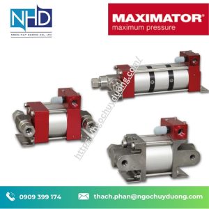 Bơm thủy lực khí nén Maximator MD Series COCQ đầy đủ