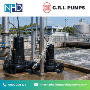 MÁY BƠM CHÌM SẢN PHẨM GIẢI QUYẾT TÌNH TRẠNG TẮC NGHẼN TẠI CÁC BỂ CHỨA NƯỚC THẢI