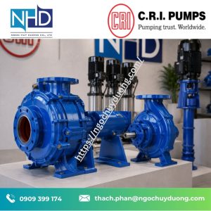 21 Bơm C.R.I. cho hệ thống xử lý nước thải