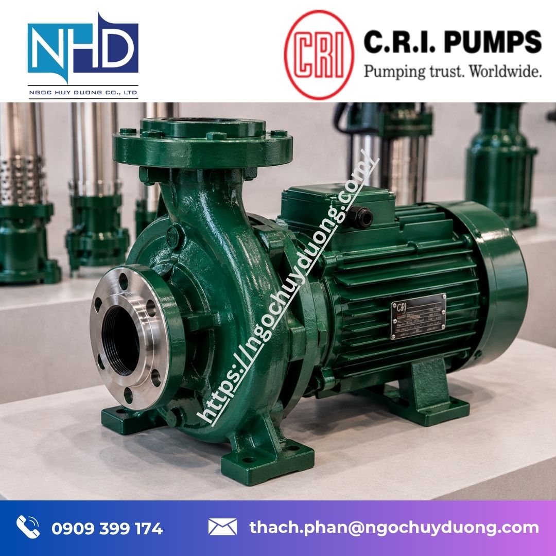 22 Nên dùng bơm chìm C.R.I. hay bơm đặt cạn cho nước thải 22 Nên dùng bơm chìm C.R.I. hay bơm đặt cạn cho nước thải
