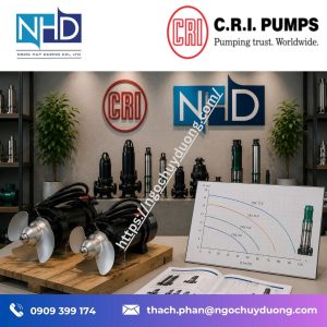 24 Máy khuấy C.R.I. cho xử lý nước thải