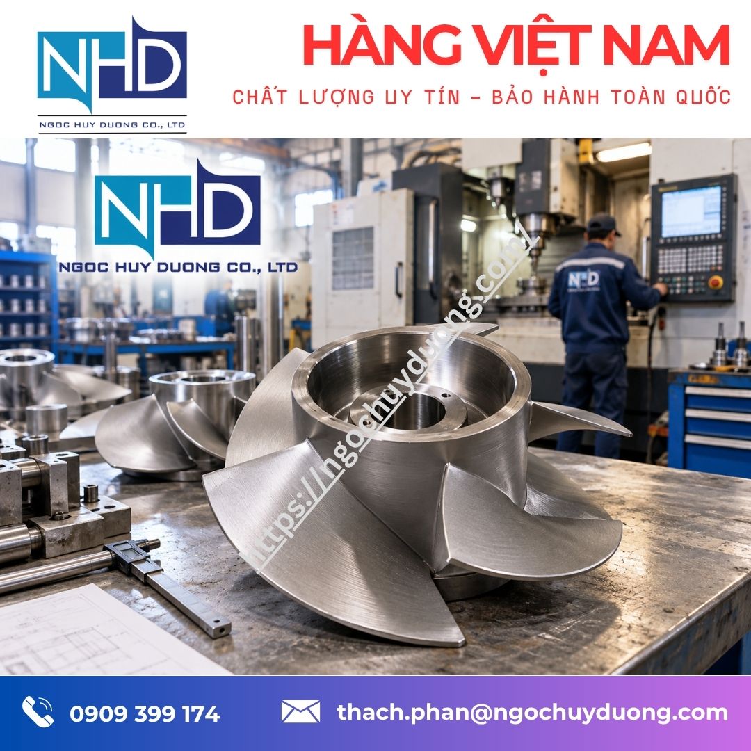 2 Cánh khuấy inox 304 hay 316 2 Cánh khuấy inox 304 hay 316