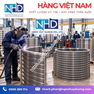 6 Tư vấn và gia công lưới lọc dây nêm theo yêu cầu