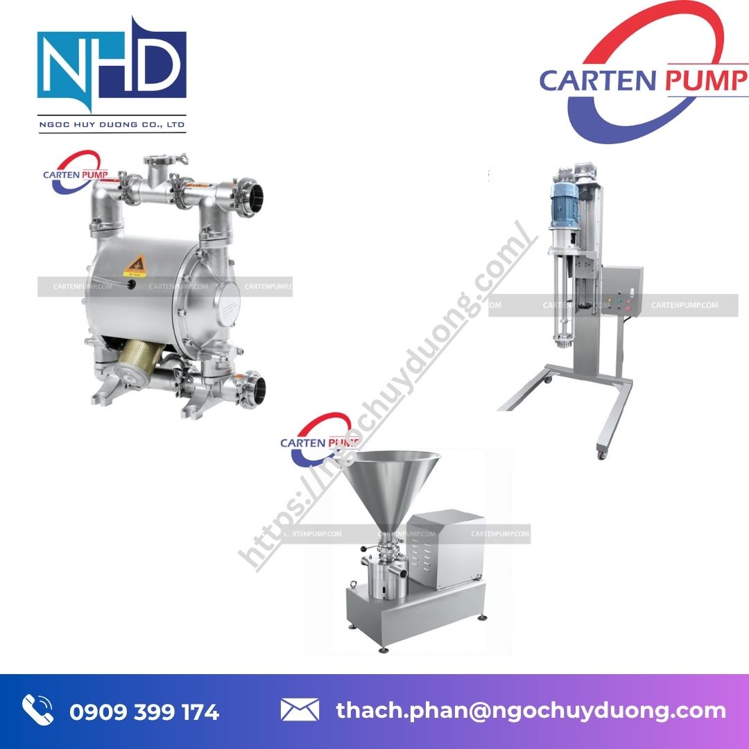 Tổng kho hàng sẵn Bơm thực phẩm Cartenpump HMP – Giá tốt chính hãng Tổng kho hàng sẵn Bơm thực phẩm Cartenpump HMP – Giá tốt chính hãng